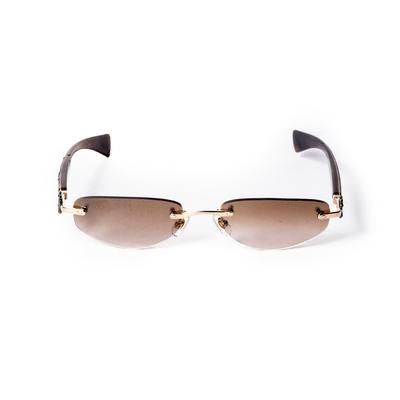 Kieselstein-Cord Brown Sunglasses  