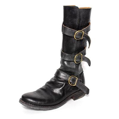 Fiorentini & Baker Size 37.5 Black Leather Boots
