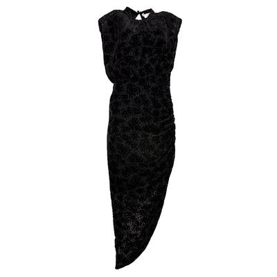 Veronica Beard Size 8 Black Floral Print Dress