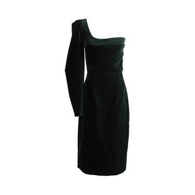 Silvia Tcherassi Size Medium Velvet One Shoulder Dress