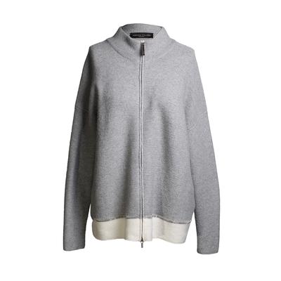 Fabiana Filippi Size Medium Cashmere Zip Up Sweater