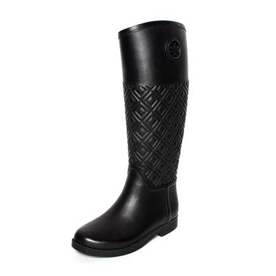 Tory Burch Size 6 Black Rubber Boots