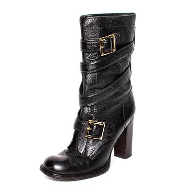 Tory Burch Size 10 Black Leather Boots