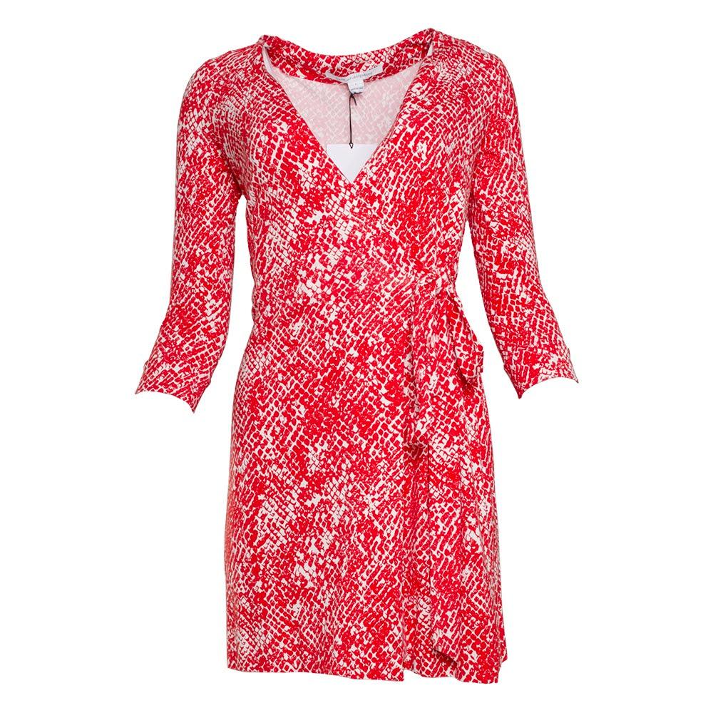  Diane Von Furstenberg Size 2 Red Dress