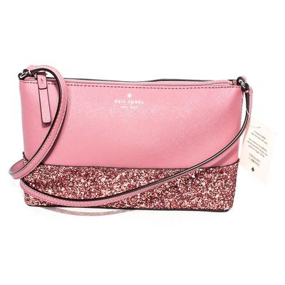 Kate Spade Pink Glitter Crossbody Bag