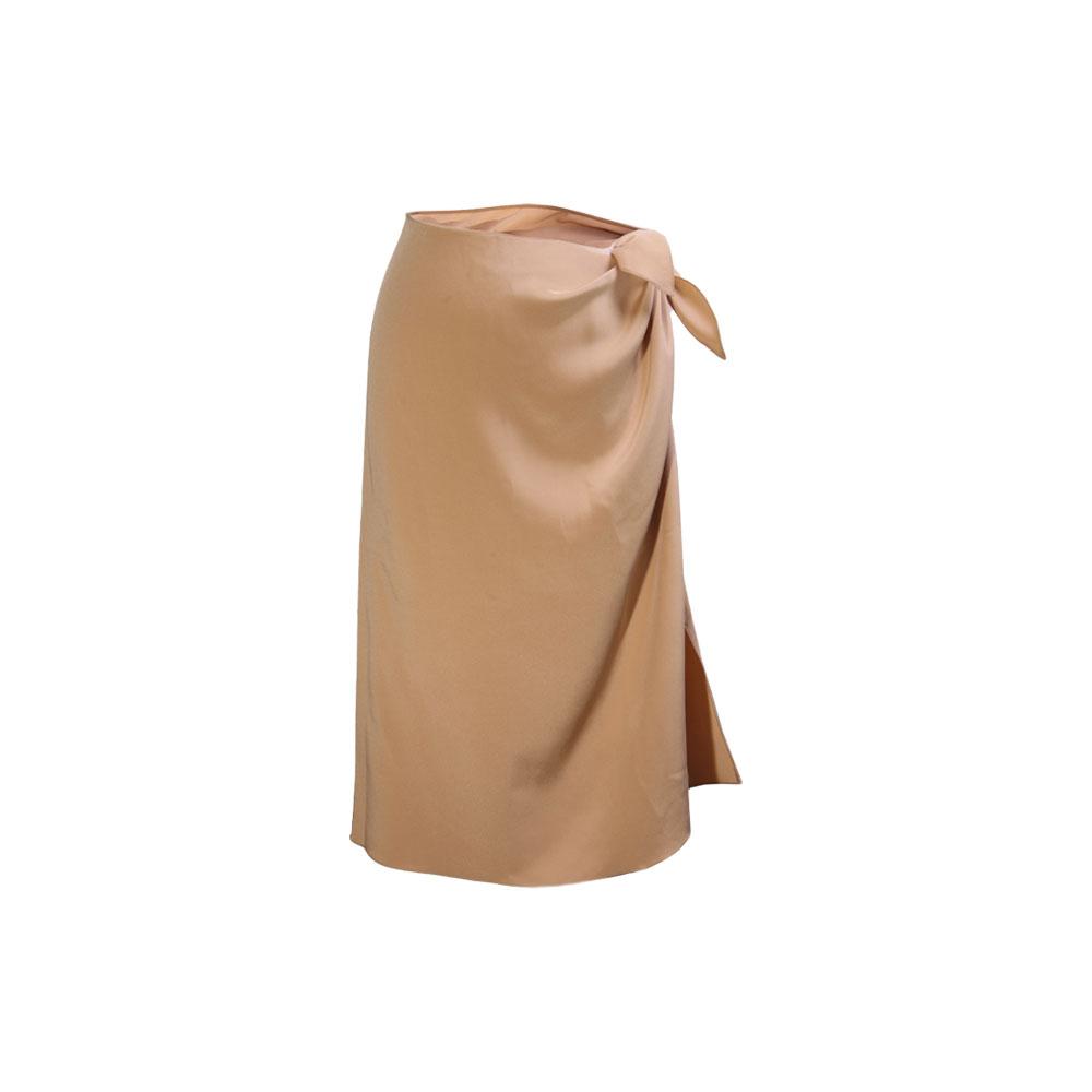  Peter Cohen Size Large Silk Tie Waist Skirt