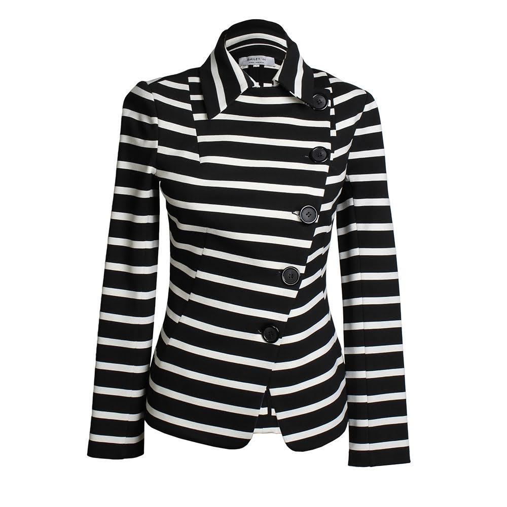  Bailey/44 Size Xs Striped Jacket