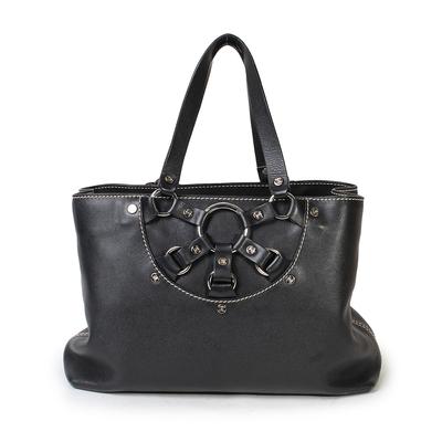 Celine Leather O Ring Tote