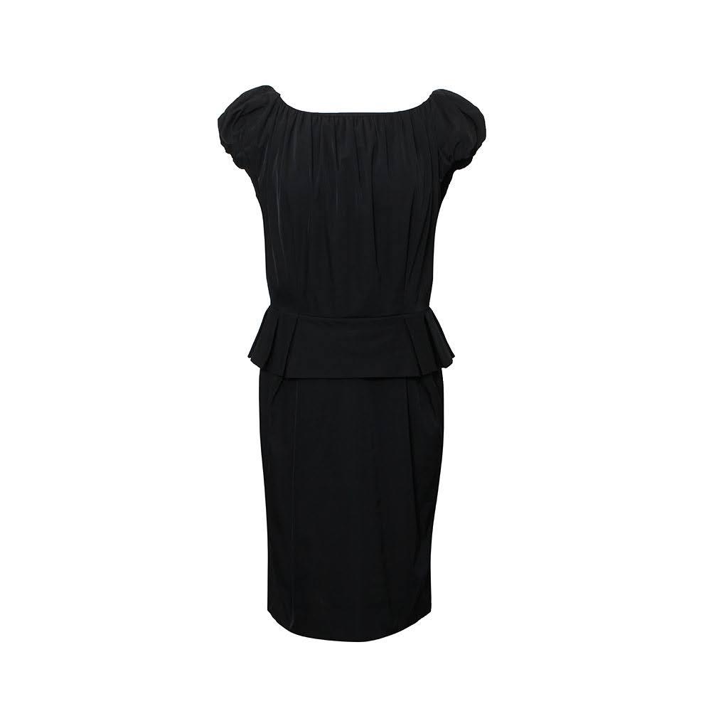 St.John Size 6 Black Dress