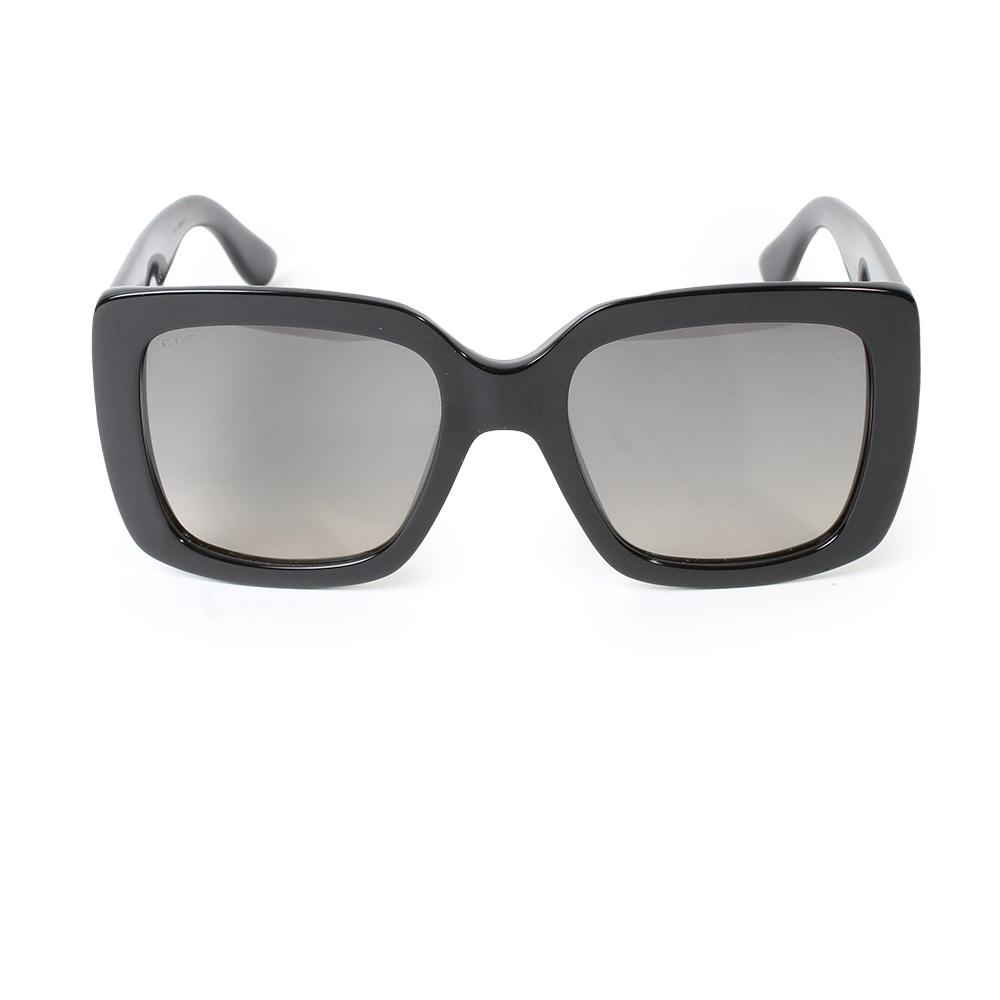  Gucci Square Frame Monogram Sunglasses