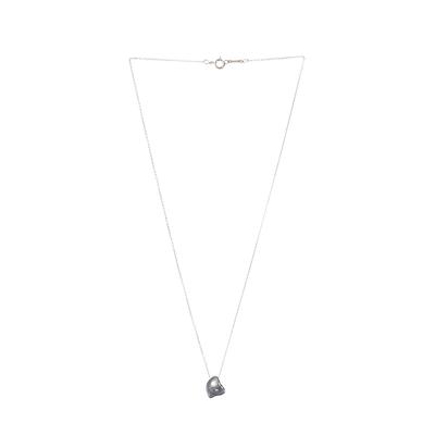 Tiffany & Co. Sterling Silver Peretti Full Heart Necklace 