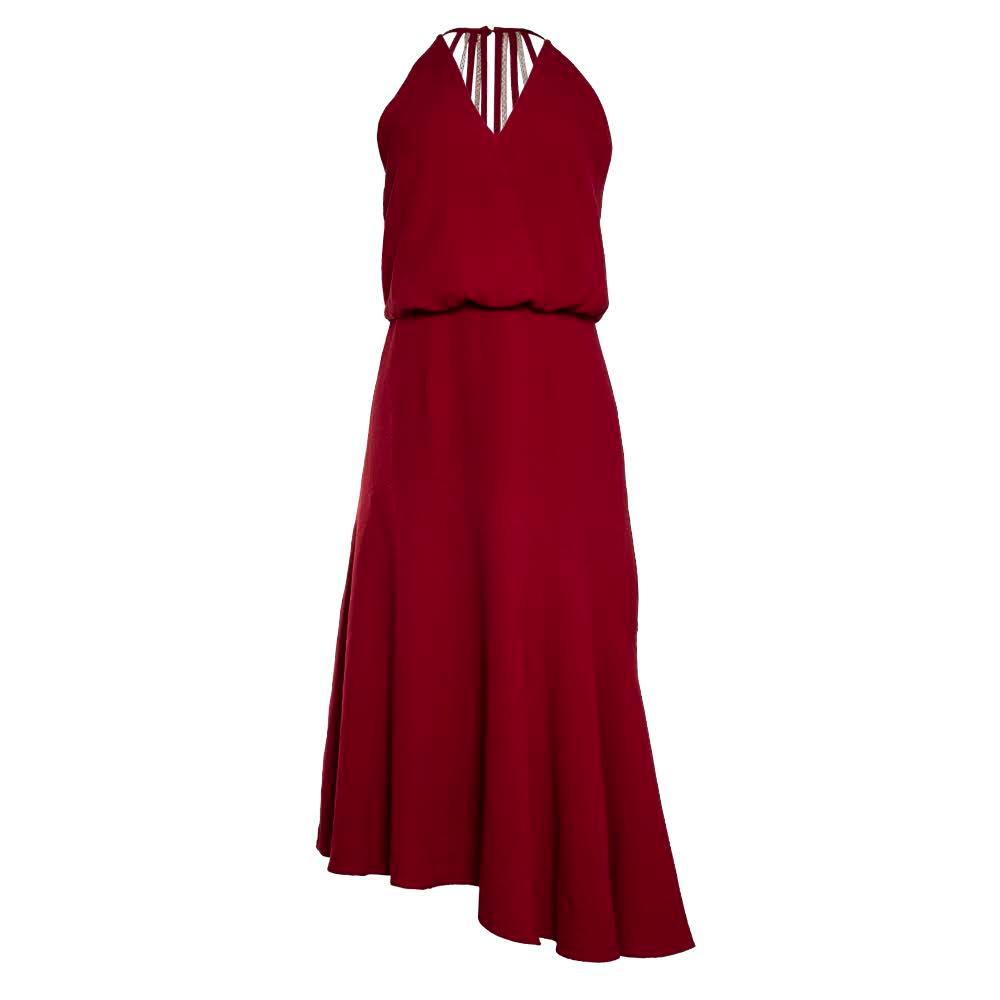  Reiss Size 4 Red Midi Dress