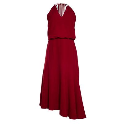 Reiss Size 4 Red Midi Dress