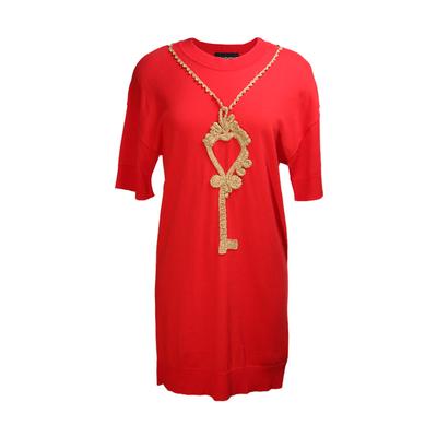 Moschino Size XS Red Short Dress
