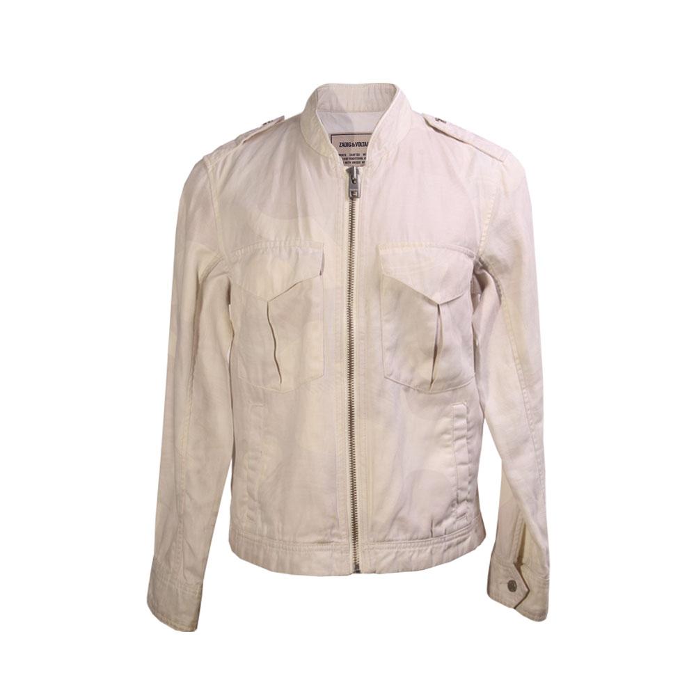  Zadig & Voltaire Size Medium Off White Jacket