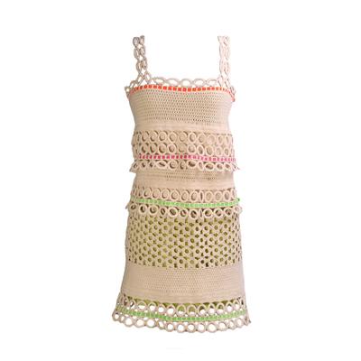 Moschino Size Medium Cheap and Chic Crochet Short Dress