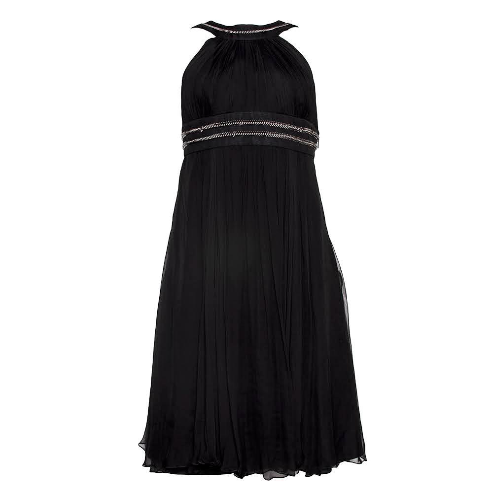  Versace Size 42 Black Dress