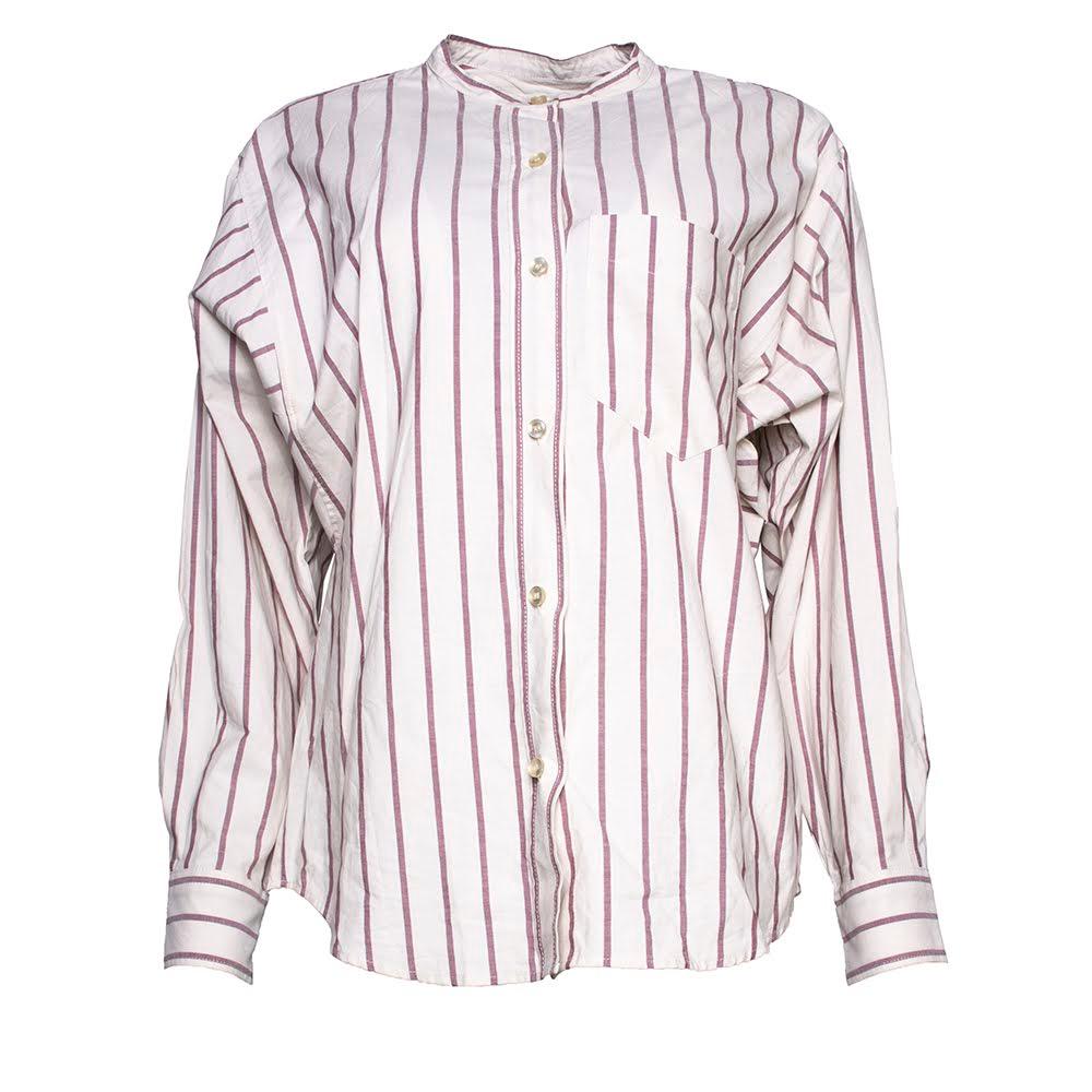  Isabel Marant Size 38 Purple Striped Shirt