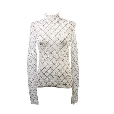 Chanel Size 36 2017 Lace Long Sleeve Top