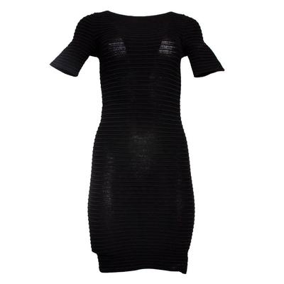 Gucci Size XS Black Ribbed Dress