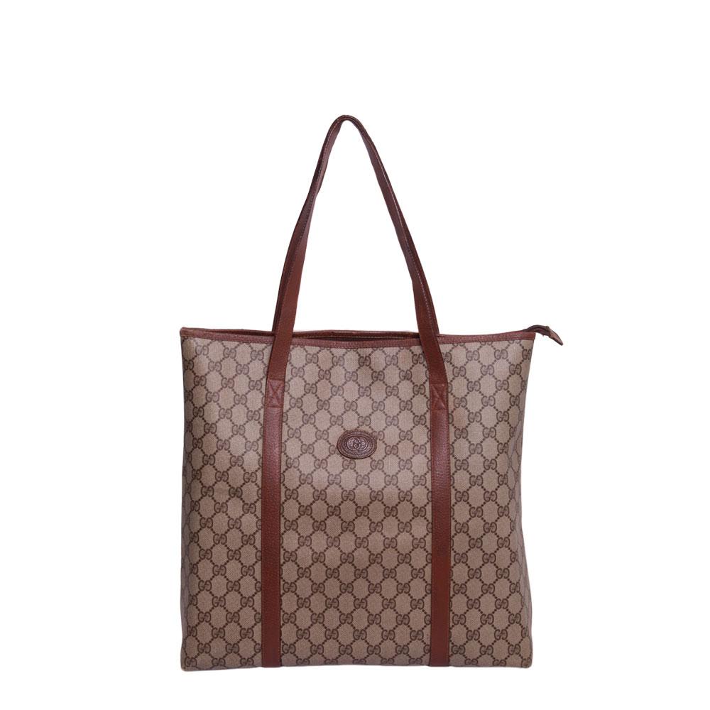  Gucci Vintage Gg Plus Tote Handbag