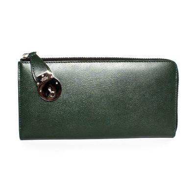 Smythson Green Leather Wallet