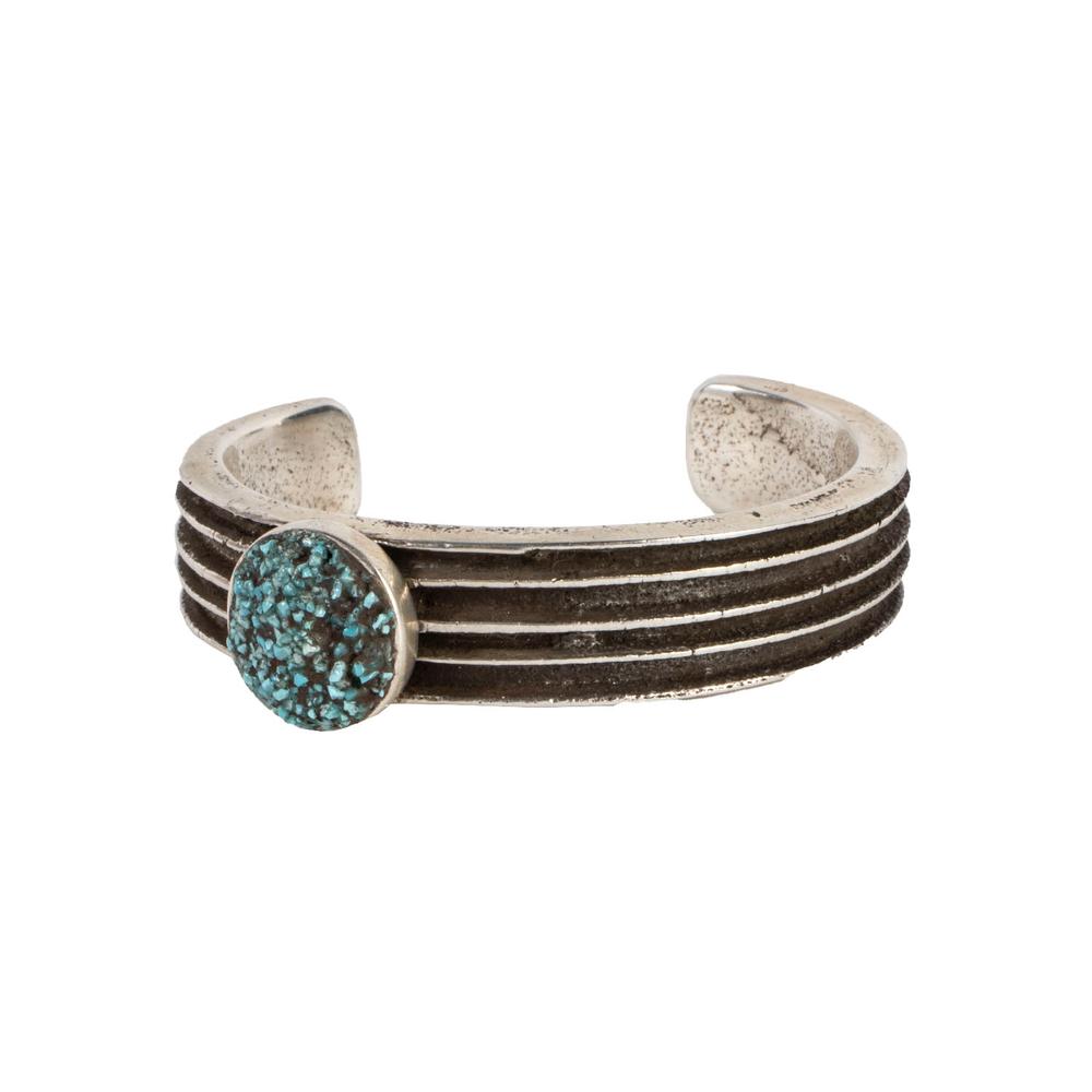  D.Arviso Silver Turquoise Cuff