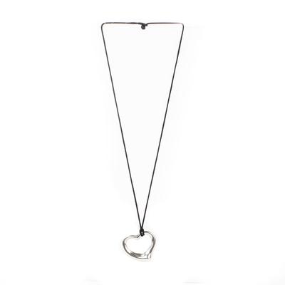 Tiffany & Co. Elsa Peretti Silver Heart Pendant Necklace 