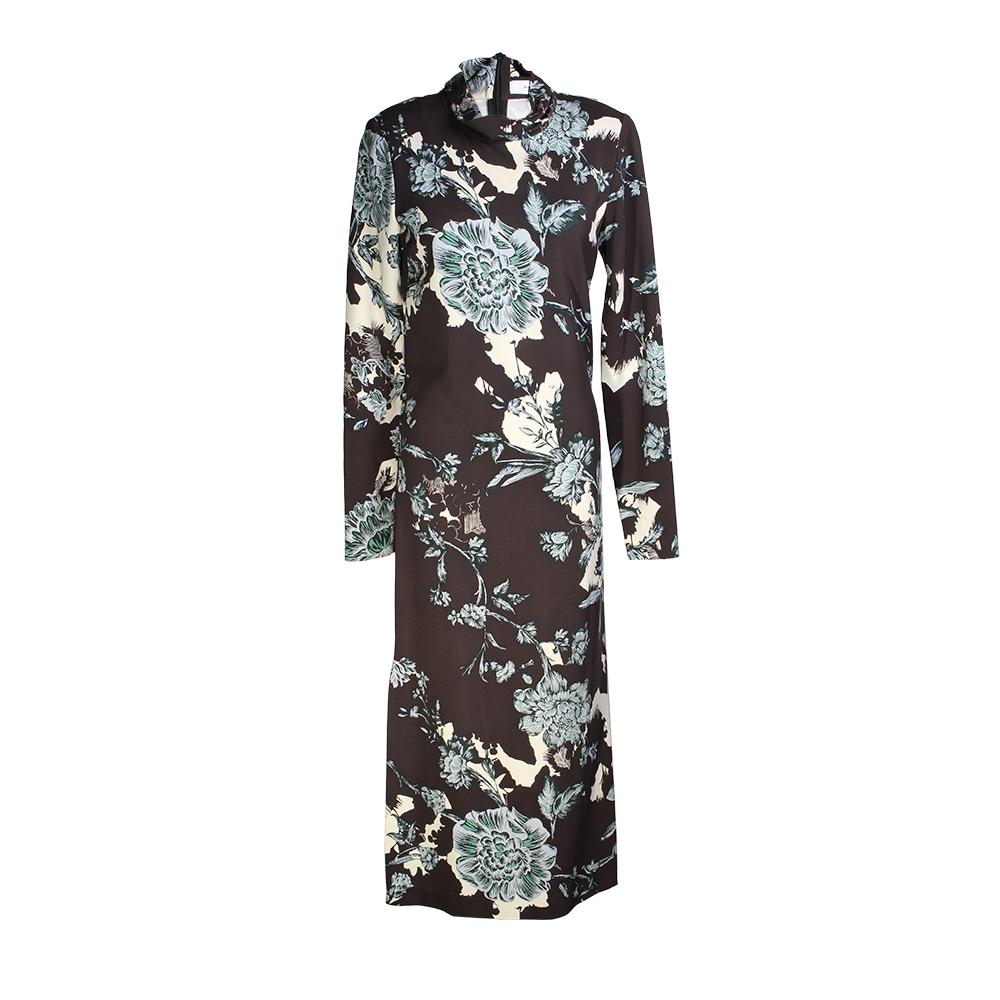  Reiss Theresa Size Small High Neck Floral Print Dress