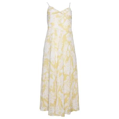 Vince Size XS Yellow Floral Maxi Dress