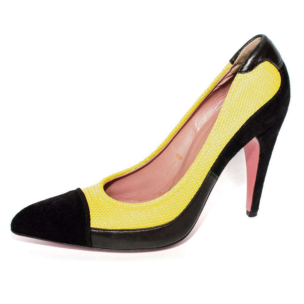  Prada Size 38 Yellow High Heels