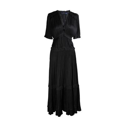 Polo Ralph Lauren Size Large Pleated Maxi Dress