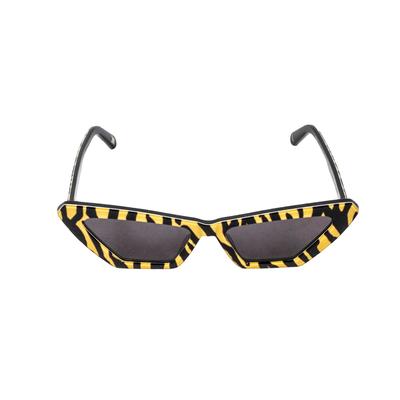 Chimi x Sundae School Yellow Zebra Stripe Sunglasses