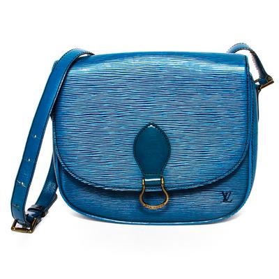 Louis Vuitton Blue Vintage Epi Saint Cloud Crossbody Bag