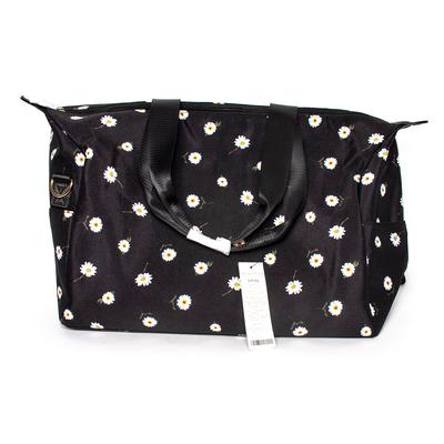New Alice + Olivia Black Polyester Floral Duffel Bag