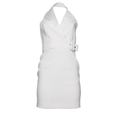 New Reiss Size 2 White Halter Top Dress