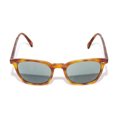 Oliver Peoples Brown Finley Square Sunglasses