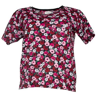 Saint Laurent Size Medium Pink Floral Shirt