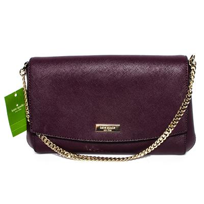 New Kate Spade Purple Leather Crossbody Bag