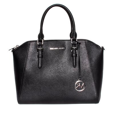 Michael Kors Black Leather Tote Bag