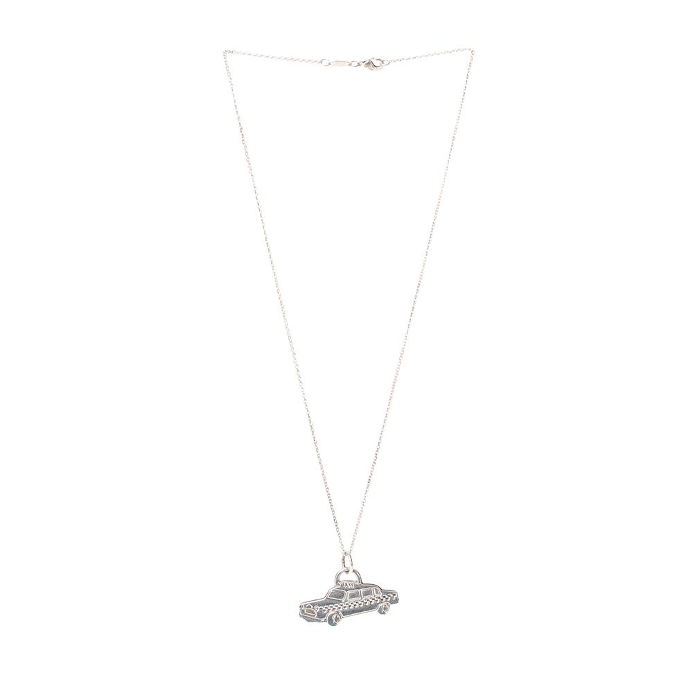  Tiffany & Co.Sterling Silver Taxi Charm Necklace
