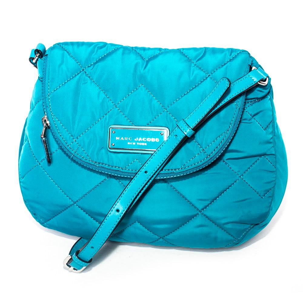  Marc By Marc Jacobs Blue Quilted Nylon Crossbody Bag