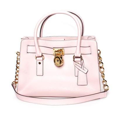 Michael Kors Pink Saffiano Leather Handbag
