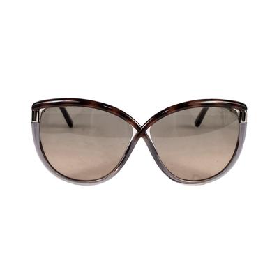 Tom Ford Brown Infinity Frame Sunglasses with Case 