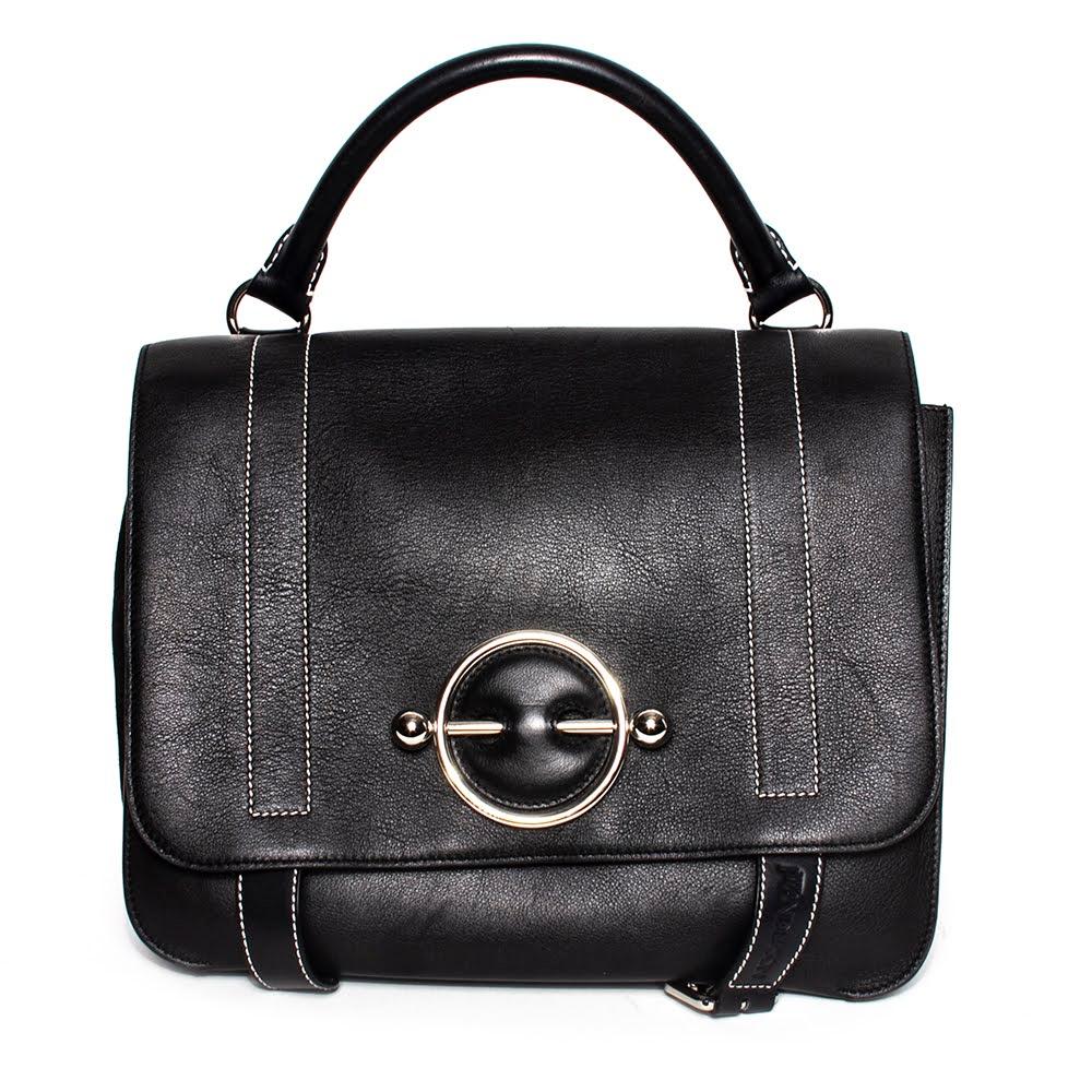  Jw Anderson Black Leather Handbag