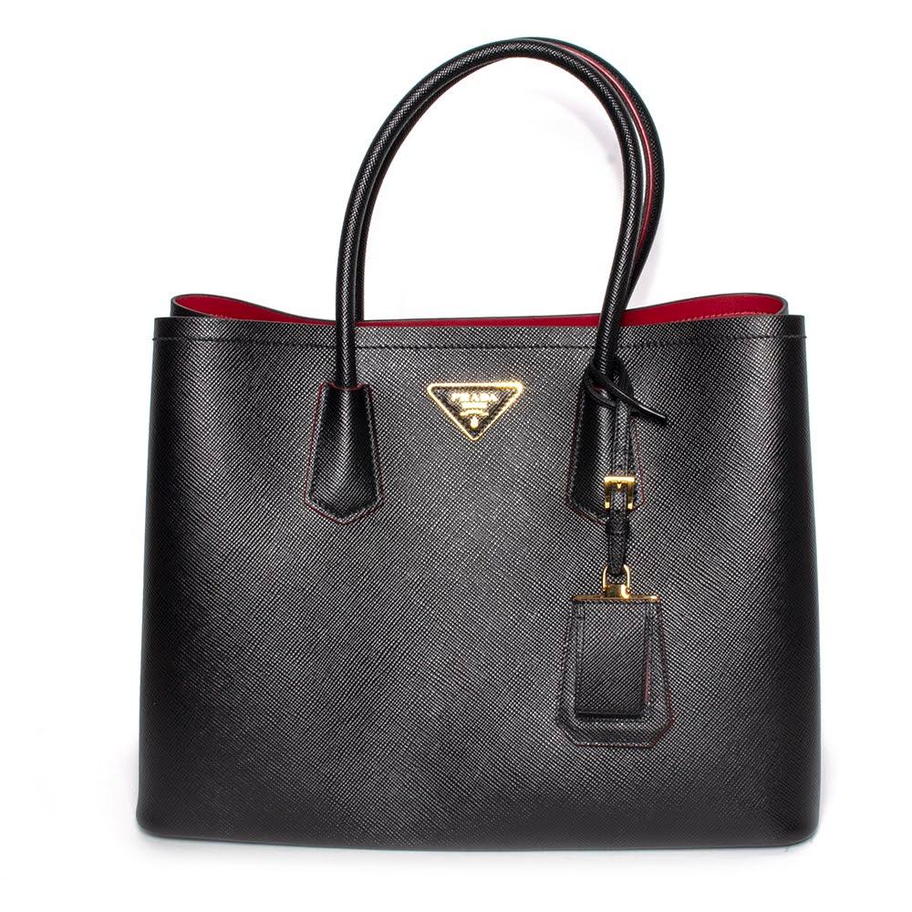  Prada Black Saffiano Leather Handbag
