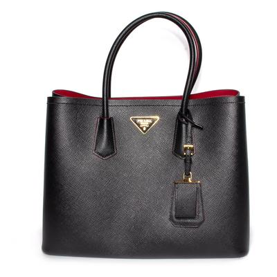  Prada Black Saffiano Leather Handbag