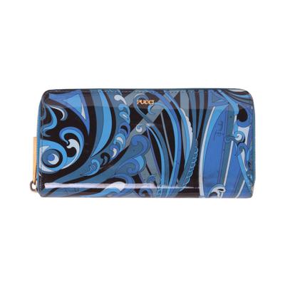 Emilio Pucci Patent Leather Continental Wallet
