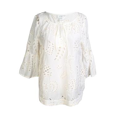 Johnny Was Size Small Bianka Lace Front Blouse