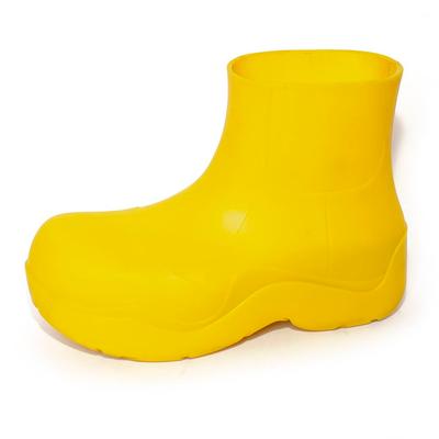 Bottega Veneta Size 37 Yellow Rain Boots
